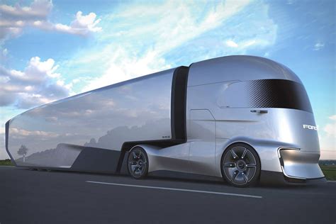 Ford F Vision Semi Truck Concept Uncrate