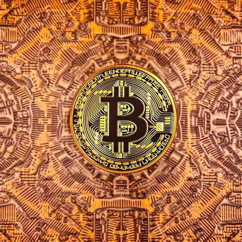 Premium Ai Image Closeup Of A Bitcoin With A Unique Backdrop