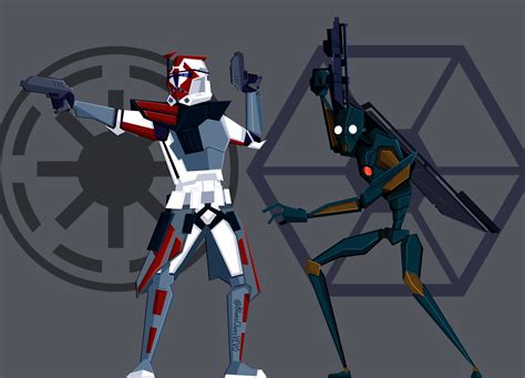 2019 I Drew The Arc Trooper And Bx Commando Droid Star Wars