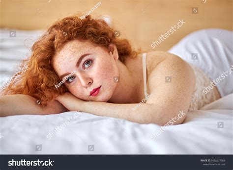 Bbw Overweight Pretty Caucasian Woman Showing Stock Photo Edit Now