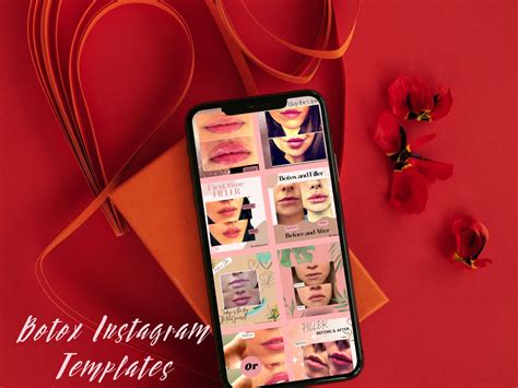 Anti Wrinkle And Filler Instagram Post Templates Aesthetic Nurse Injector Instagram Templates