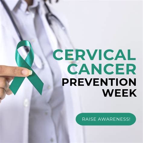 Design Wizard Free Cervical Cancer Prevention Week Templates To