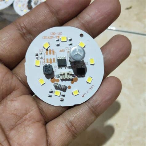 Jual DIY Lampu Pcb Dob Modul Kit Driver Led AC Plat Alumunium Smd 2835