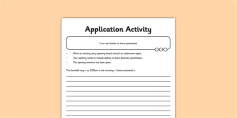 Dashes For Parenthesis Application Worksheet Worksheet