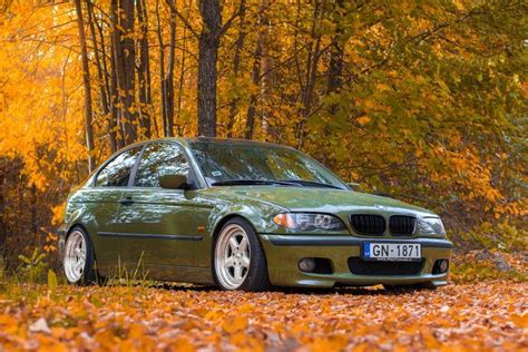 E46 Compact Urban Green Front Swap Schnitzer Autumn Bmw