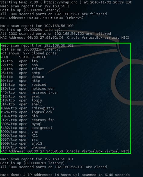 Un Guide Pratique De Nmap Network Security Scanner Dans Kali Linux