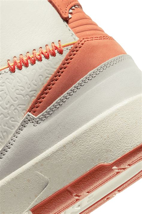 Air Jordan 2 x Maison Château Rouge Orange and Sail DO5254 180