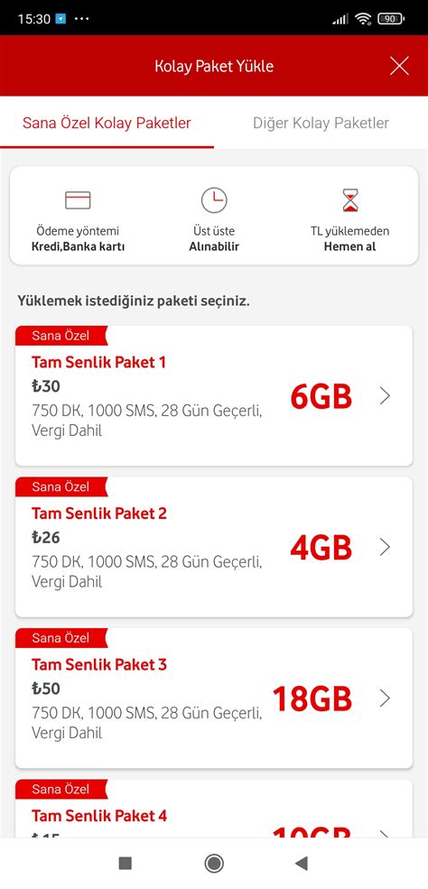 Vodafone Gizli Tarifeler Hediyeler Yard M Donan Mhaber