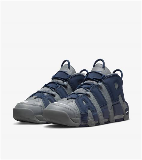 Nike Uptempo Grey And Blue Flash Sales Bellvalefarms