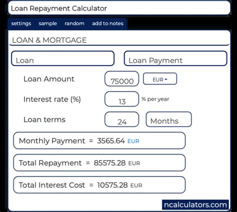 Loan Repayment Calculator