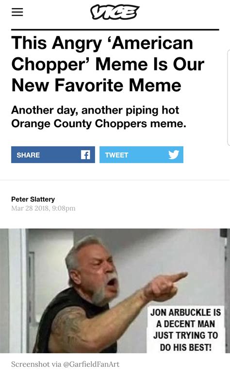 American chopper meme has been normiefied : r/MemeEconomy