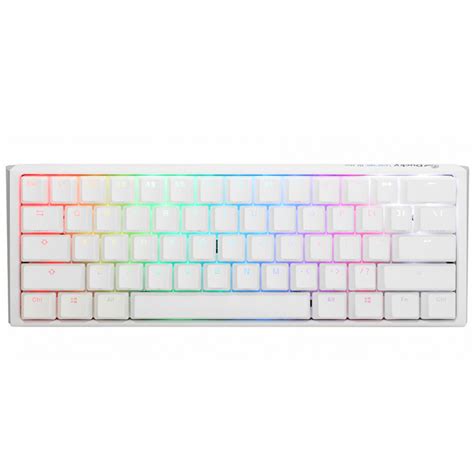 Ducky One Mini Rgb Pure White Cherry Mx Silent Red Switch Ru Layout