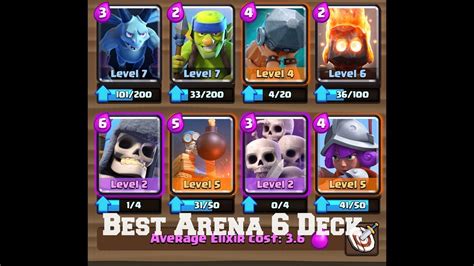 Clash Royale Best Arena 6 Deck And Strategy Ep3 Youtube