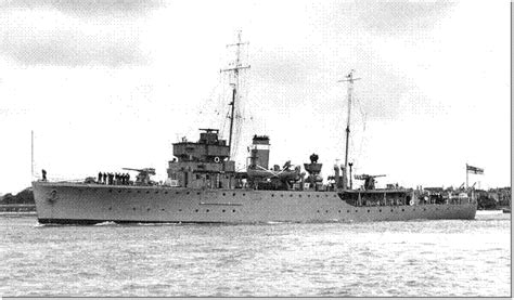 Hms Sharpshooter Halcyon Class Minesweeper