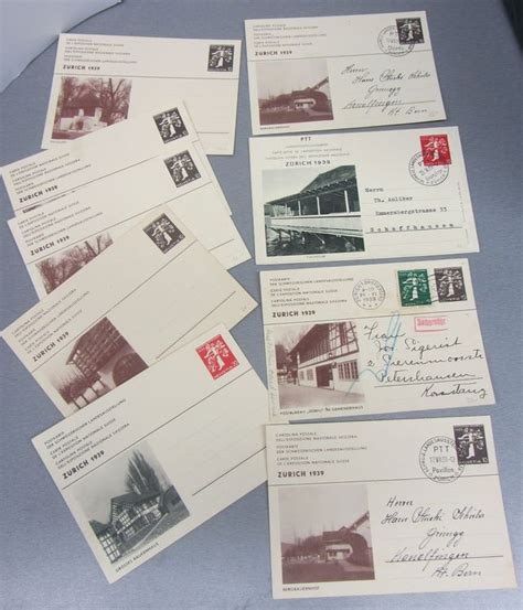 Landi 1939 Lot 9 Postkarten Von Der Ausstellung Kaufen Auf Ricardo