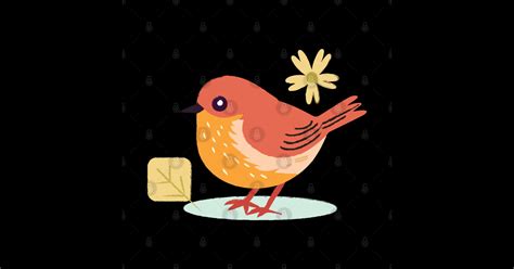 Cute Robin Bird Robin Bird Sticker Teepublic