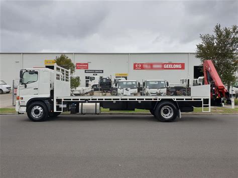 Hino GH 1828 500 Series Crane Truck Trucks Trailers Utes Hino VIC