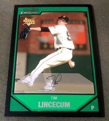 Yahoo Bowman Chrome Tim Lincecum Rc