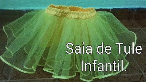 Como fazer Saia de Tule Filó barra em Viés Costurando Compact