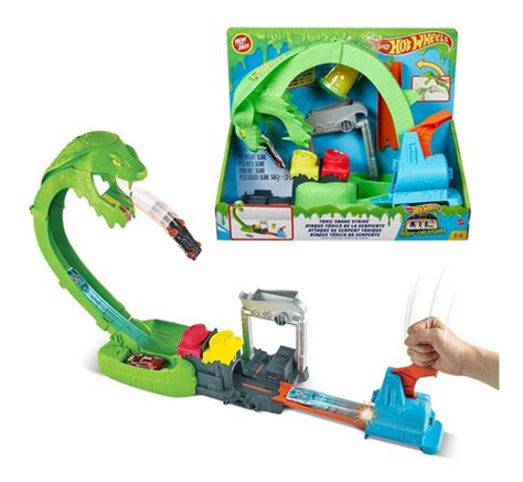 Pista Hot Wheels Ataque Toxico De Serpiente Mercadolibre