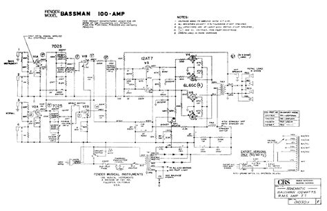 Bassman Schematic Bassman Schematic