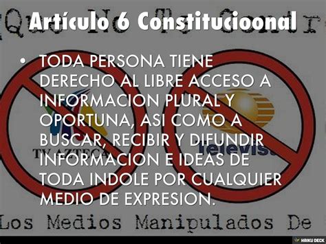 Artículo 6 Constitucioonal