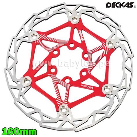 Disco Rotor Flotante Deckas Mm Pernos Rojo Babylon Imports Per