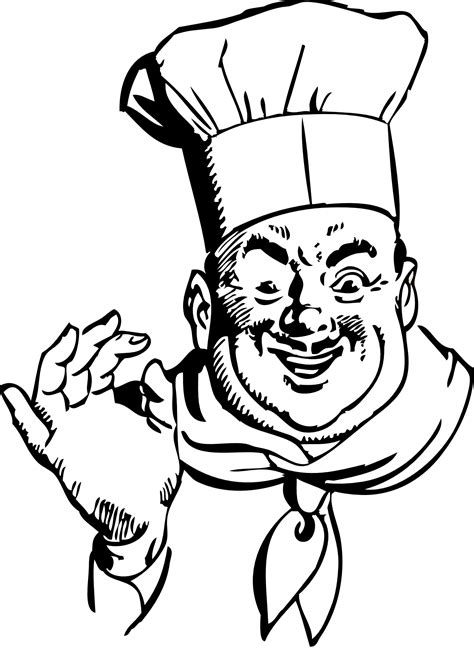 Chef Coloring Coloring Coloring Pages