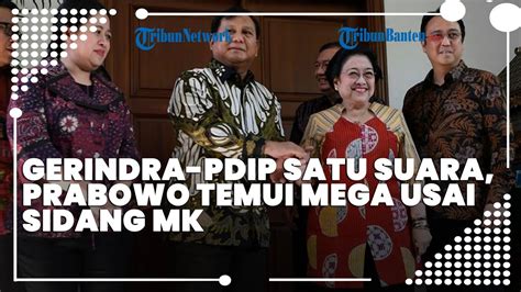 Prabowo Dan Megawati Diyakini Akan Bertemu Usai Sengketa Di Mk Beres