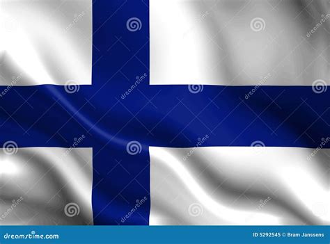 Flag Of Finland Stock Illustration Illustration Of Country