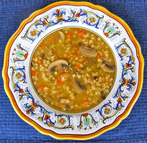 Mushroom Barley Soup Comforting Deli Style Soup Recipe Mushroom Barley Soup Barley Soup