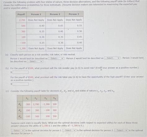 Solved Consider The Following Problem With Four States Of