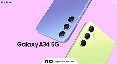 Samsung Galaxy A34 5G Price In Nepal Jan 2024 Features