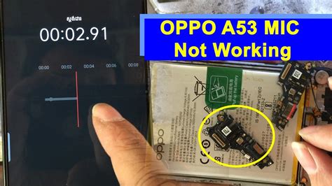 OPPO A53 Mic Not Working Oppo A53 Mic Replacement YouTube