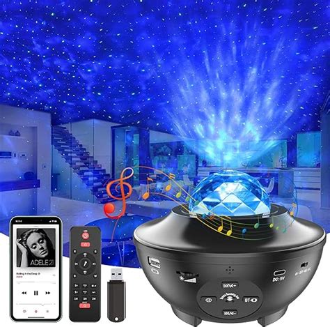 Ikhdcyh Projecteur Ciel Etoile Lampe Etoile Projecteur Galaxie Led