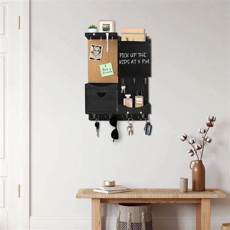 Yitesiusa Key Holder Wall Mount Mail Organizer Key And Mail Holder