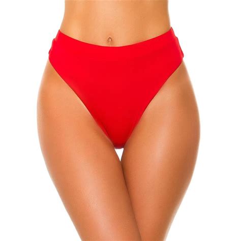 Sexy Brazilian High Waist Bikini Hose Rot 12 95