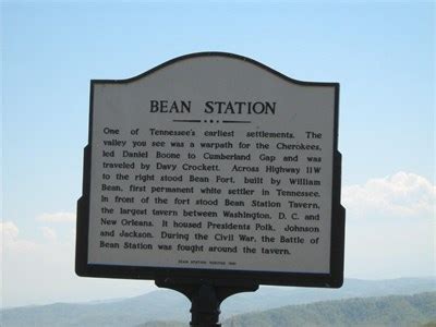 Bean Station, TN - Tennessee Historical Markers on Waymarking.com