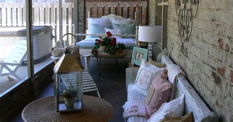 A Well Loved Home Creating A Shabby Chic Porch