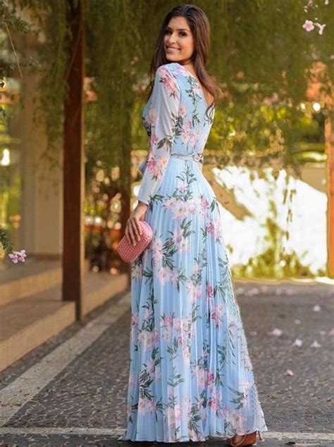 Vestido Longo Floral Para Casamento De Dia Atelier Yuwa Ciao Jp