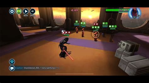 Swgoh Tw Og Kyle Vs Relic Omicron Jawas Solo Still Work Youtube