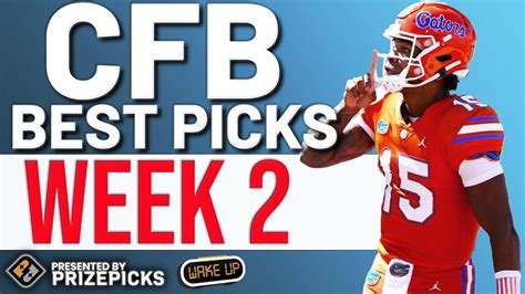 BEST Week 2 College Football Player Picks On PRIZEPICKS CFB Pick EM