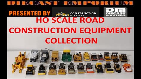 Ho Scale Diecast And Brass Paving Road Construction Vehicle Collection