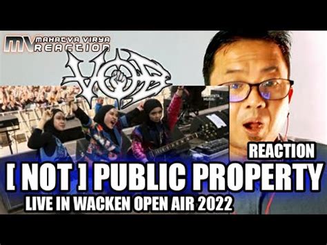 Mv Reaction Voice Of Baceprot Not Public Property Live In