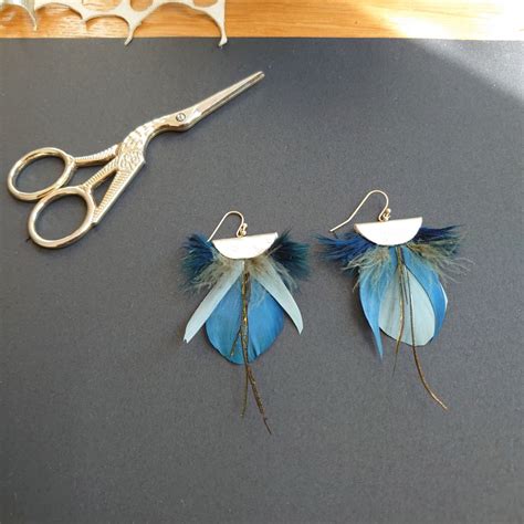 Wecandoo R Alisez Votre Paire De Boucles D Oreilles En Plumes