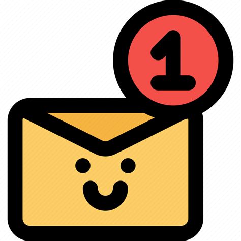 Mailbox First Notification Mail Message Cute Email Icon