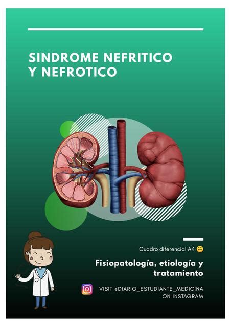 Cuadro diferencial Sindrome nefrótico vs nefritico Diario Estudiante