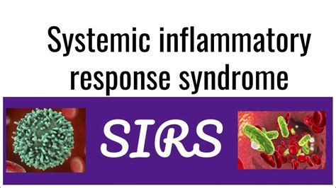 Systemic Inflammatory Response Syndrome Sirs Medicine Icu Sepsisawareness Youtube