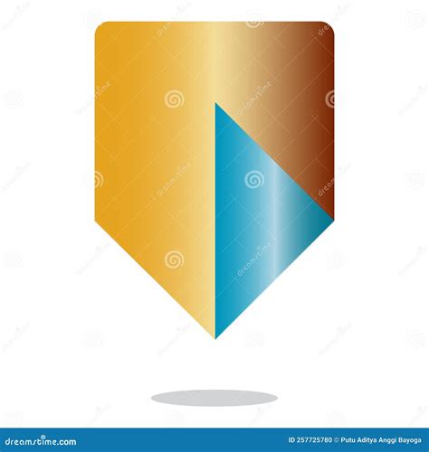 Shield logo template stock vector. Illustration of flat - 257725780