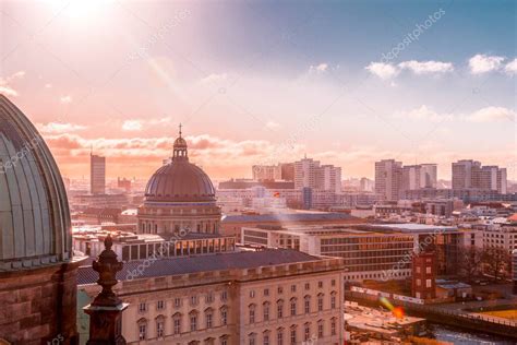 Berlín Alemania DIC 20 2021 Vista aérea de Berlín la capital